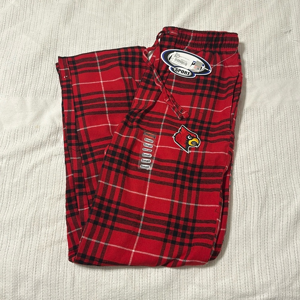 University of Louisville plaid pajama pants